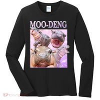 Moo Deng Women's Long Sleeve Shirt thumb 0