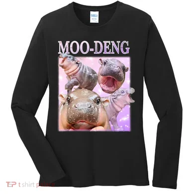 Moo Deng Women's Long Sleeve Shirt