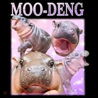 Moo Deng Kids Hoodie thumb 5