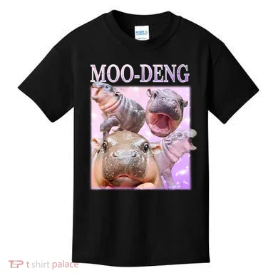 Moo Deng Kids T-Shirt