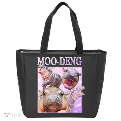Moo Deng Tote Bag