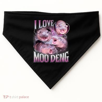 Moo Deng USA-Made Doggie Bandana