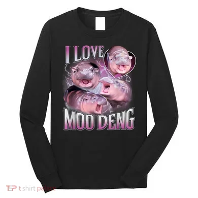 Moo Deng Long Sleeve Shirt