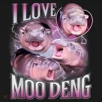 Moo Deng Long Sleeve Shirt thumb 2