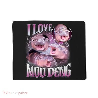 Moo Deng Mousepad