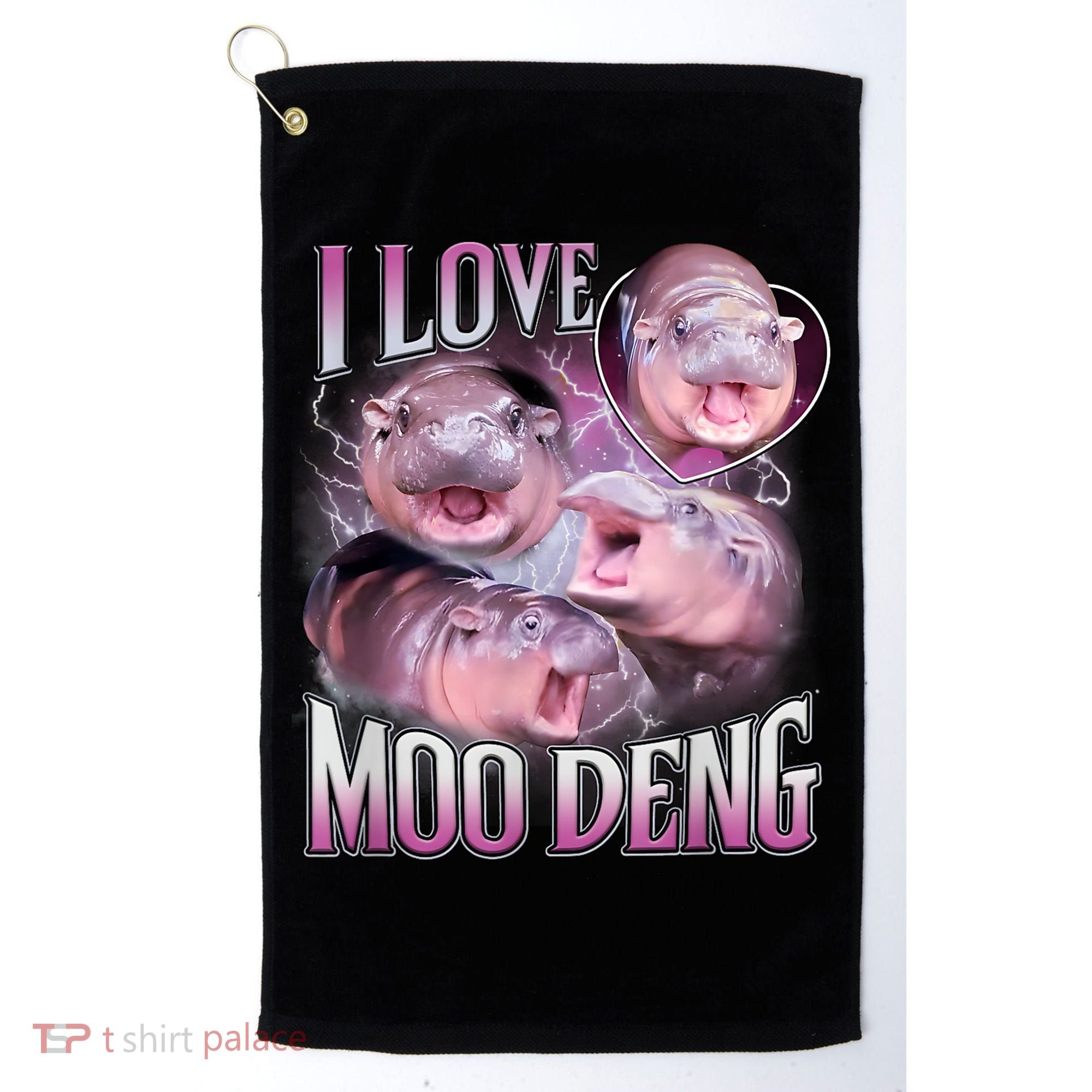 Moo Deng Golf Towel