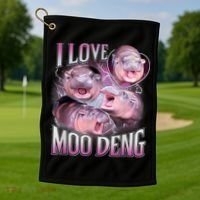 Moo Deng Golf Towel thumb 1