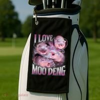 Moo Deng Golf Towel thumb 2