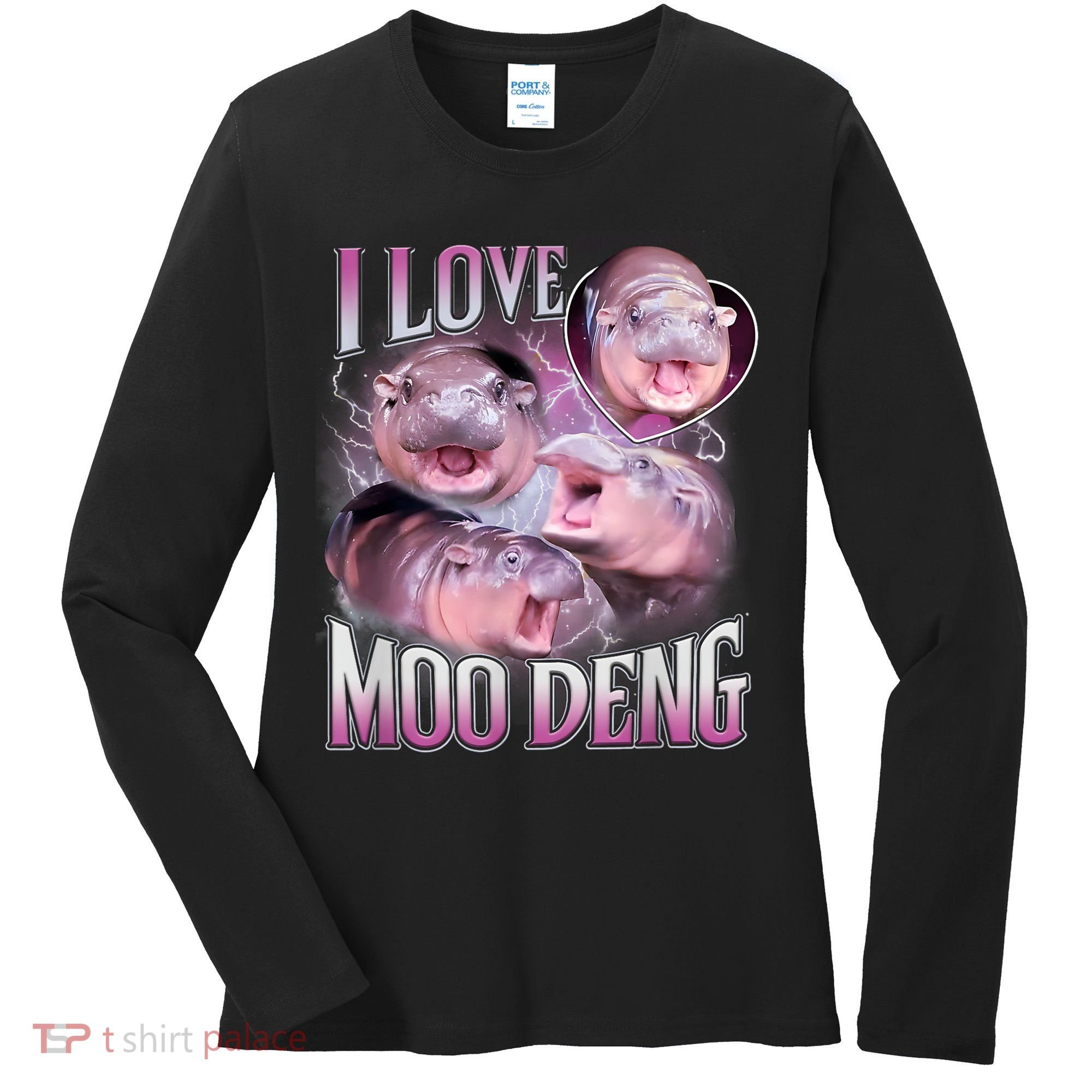 Moo Deng Women's Long Sleeve Shirt