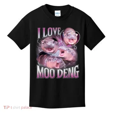 Moo Deng Kids T-Shirt