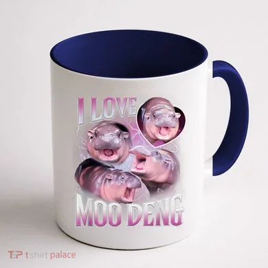Moo Deng Coffee Mug back
