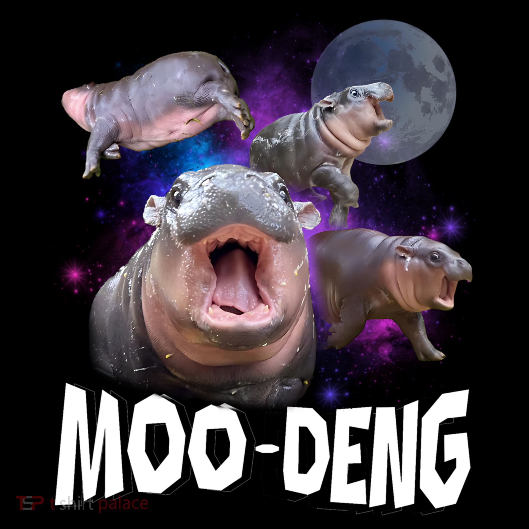 Moo Deng USA-Made Doggie Bandana