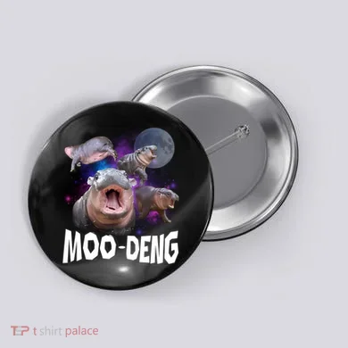 Moo Deng Button