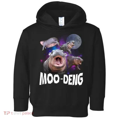 Moo Deng Toddler Hoodie