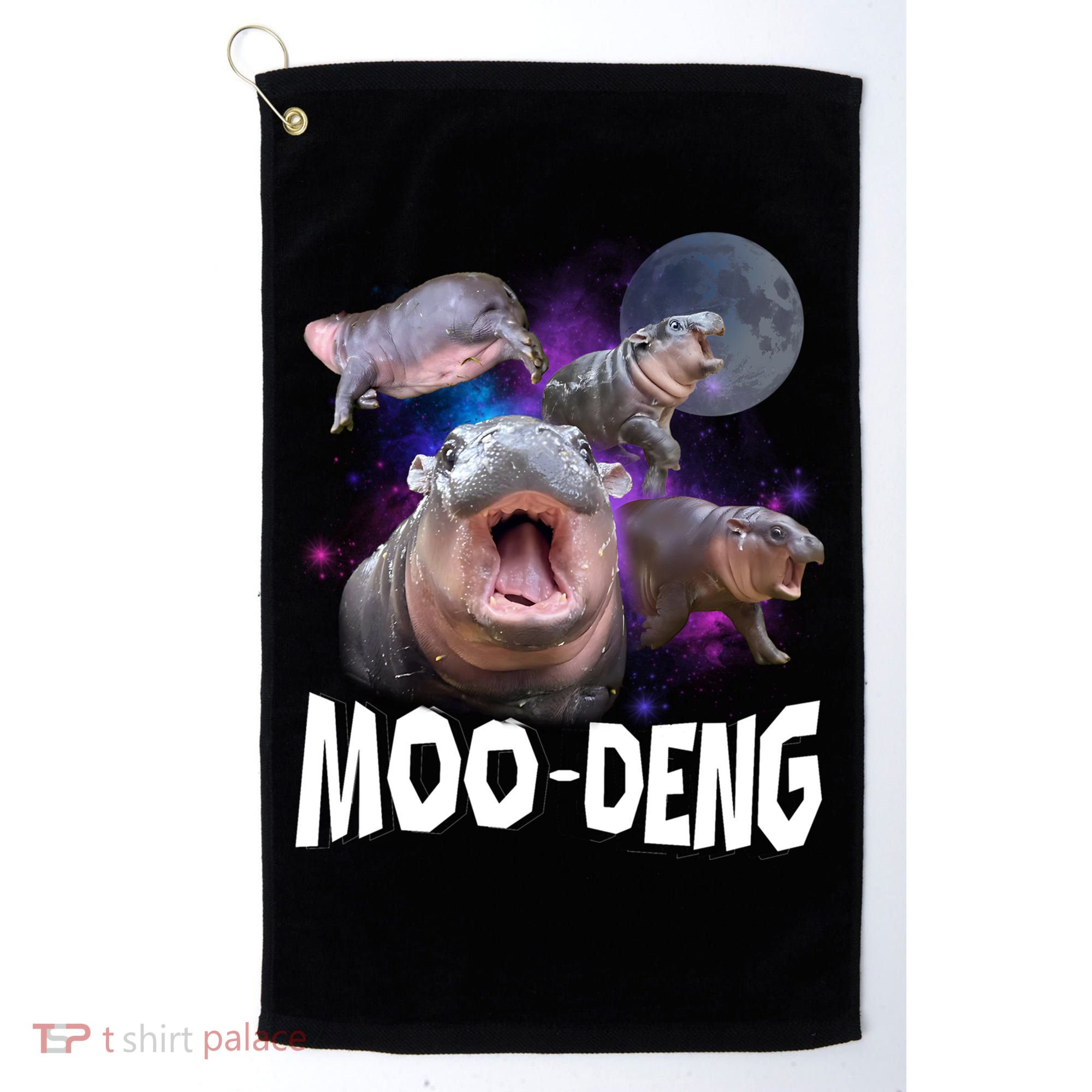 Moo Deng Golf Towel
