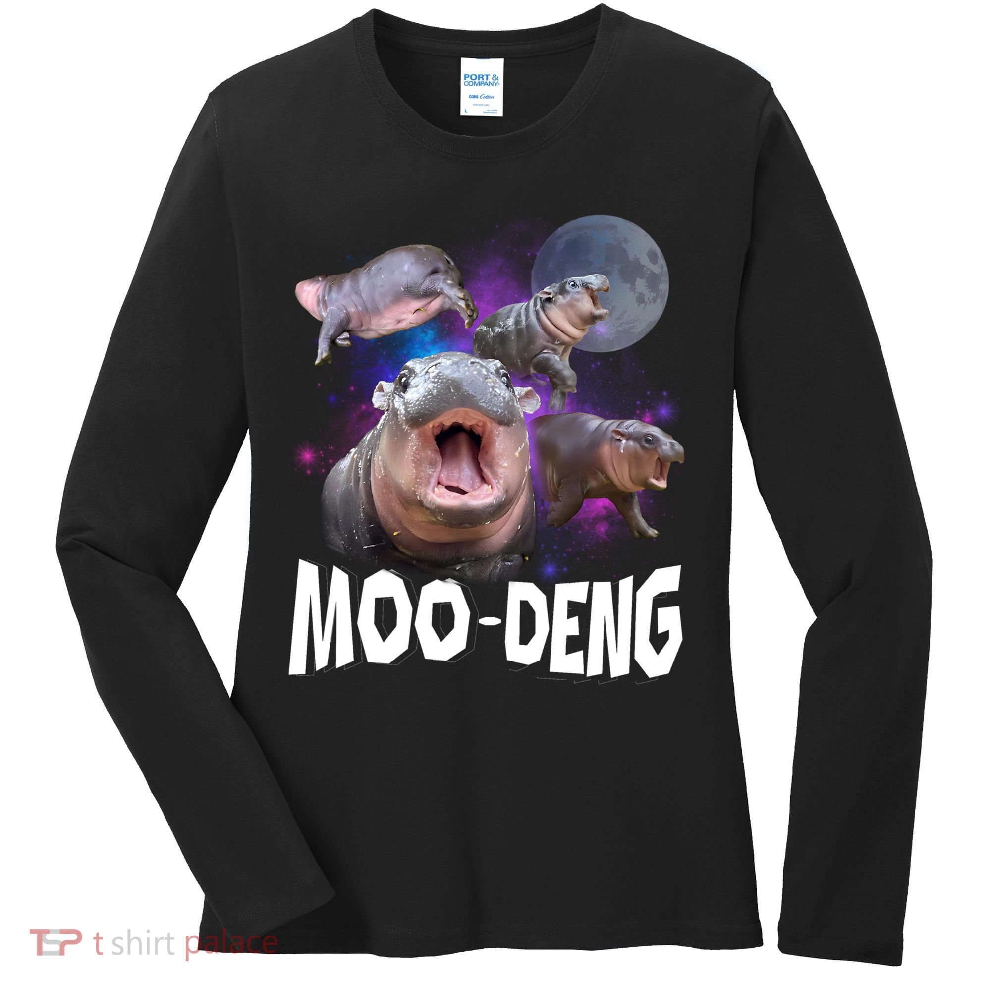 Moo Deng Women's Long Sleeve Shirt