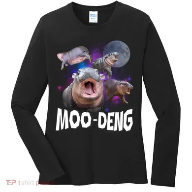 Moo Deng Women's Long Sleeve Shirt