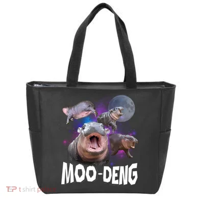 Moo Deng Tote Bag