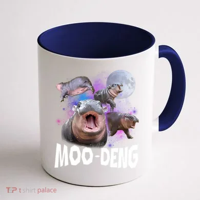 Moo Deng Coffee Mug back