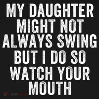 My Daughter Might Not Always Swing But I Do So Watch Your Mouth Softball Player Tote Bag thumb 4