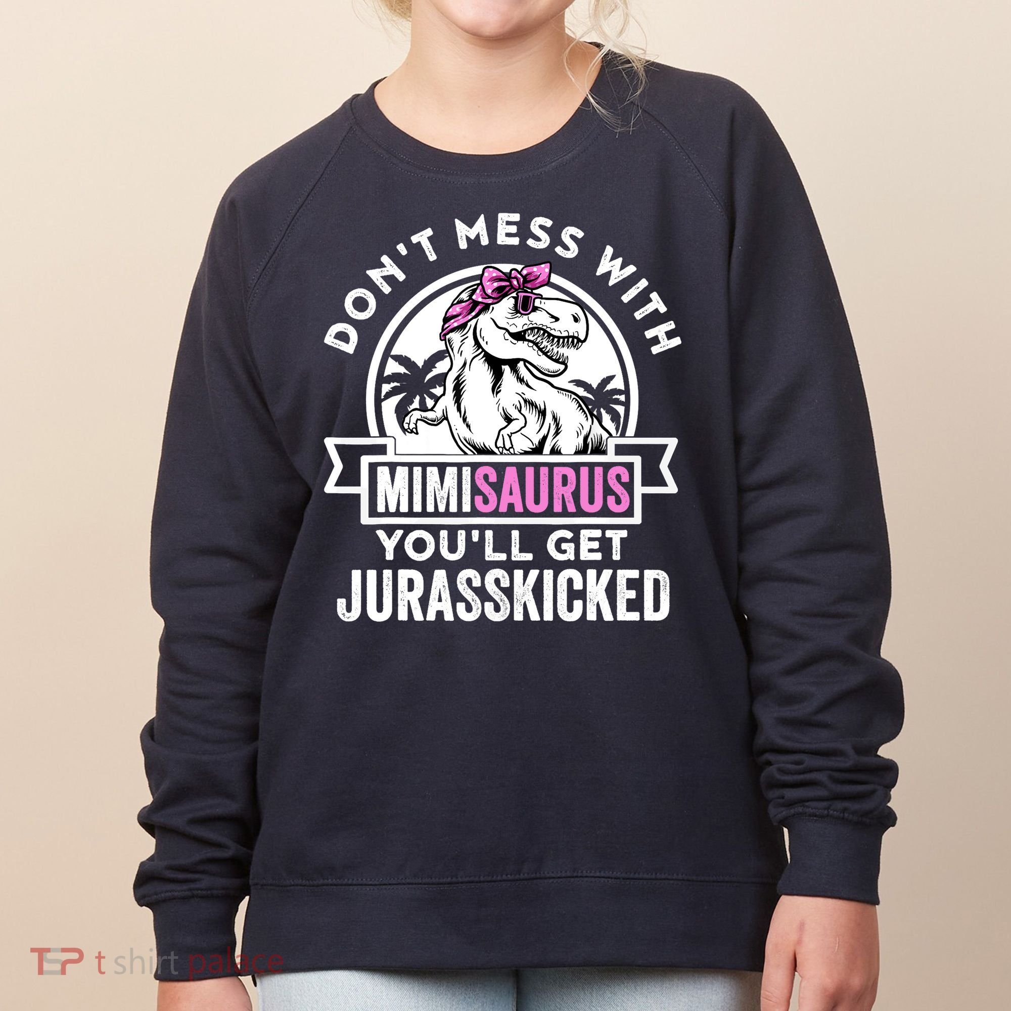 Mimisaurus Dinosaur Mimi Saurus Mother's Day Women's Sweatshirt