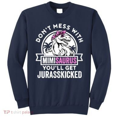 Mimisaurus Dinosaur Mimi Saurus Mother's Day Sweatshirt