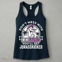 Mimisaurus Dinosaur Mimi Saurus Mother's Day Women's Tank Top thumb 3