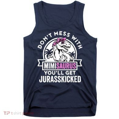 Mimisaurus Dinosaur Mimi Saurus Mother's Day Tank Top