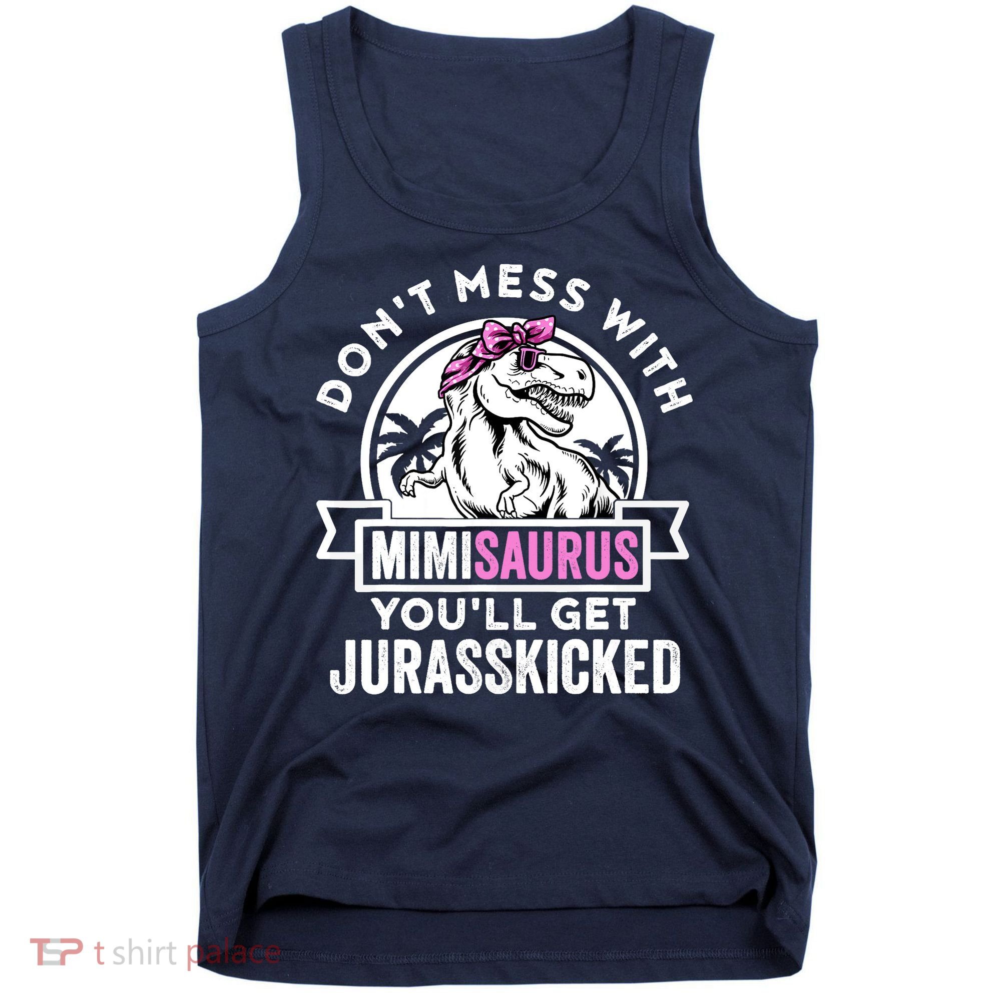 Mimisaurus Dinosaur Mimi Saurus Mother's Day Tank Top
