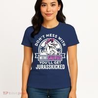 Mimisaurus Dinosaur Mimi Saurus Mother's Day Women's T-Shirt thumb 4