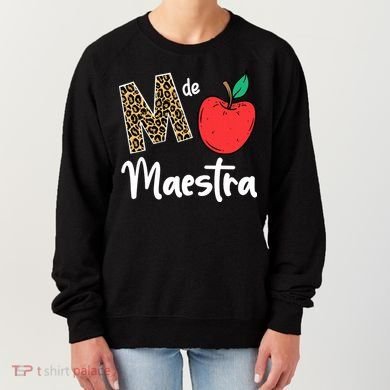 M De Maestra Bilingue Spanish Latina Teacher Appreciation Women's Sweatshirt