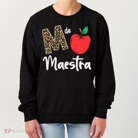 M De Maestra Bilingue Spanish Latina Teacher Appreciation Women's Sweatshirt thumb 0
