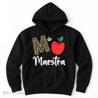 M De Maestra Bilingue Spanish Latina Teacher Appreciation Hoodie thumb 0