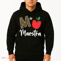 M De Maestra Bilingue Spanish Latina Teacher Appreciation Hoodie thumb 2