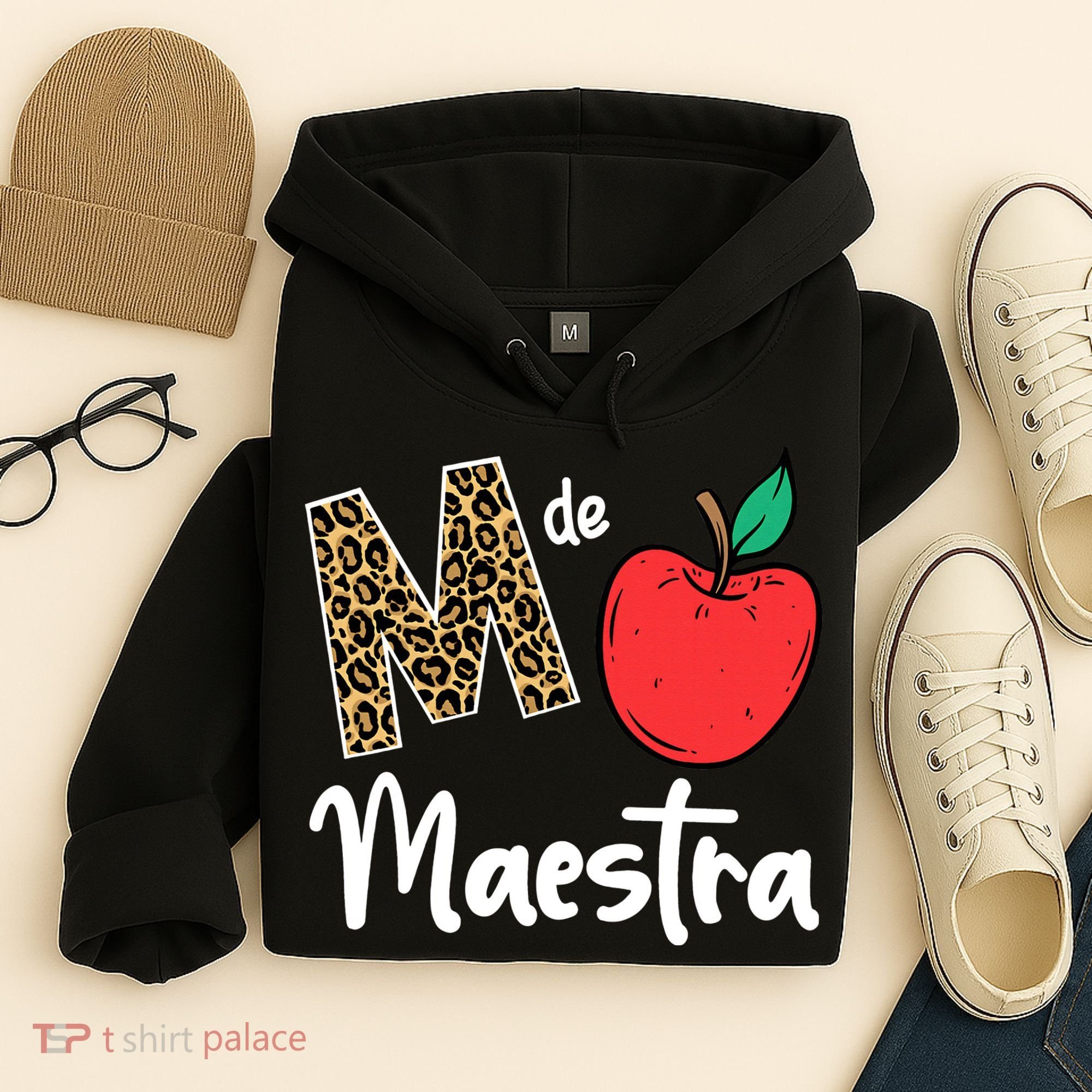 M De Maestra Bilingue Spanish Latina Teacher Appreciation Hoodie