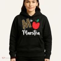 M De Maestra Bilingue Spanish Latina Teacher Appreciation Hoodie thumb 5