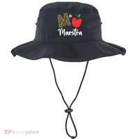 M De Maestra Bilingue Spanish Latina Teacher Appreciation Bucket Hat thumb 0