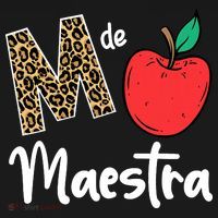 M De Maestra Bilingue Spanish Latina Teacher Appreciation Bucket Hat thumb 4