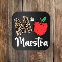 M De Maestra Bilingue Spanish Latina Teacher Appreciation Coaster thumb 0