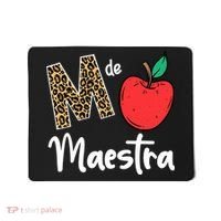 M De Maestra Bilingue Spanish Latina Teacher Appreciation Mousepad thumb 0