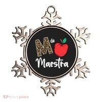 M De Maestra Bilingue Spanish Latina Teacher Appreciation Ornament thumb 0