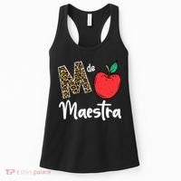 M De Maestra Bilingue Spanish Latina Teacher Appreciation Women's Tank Top thumb 0