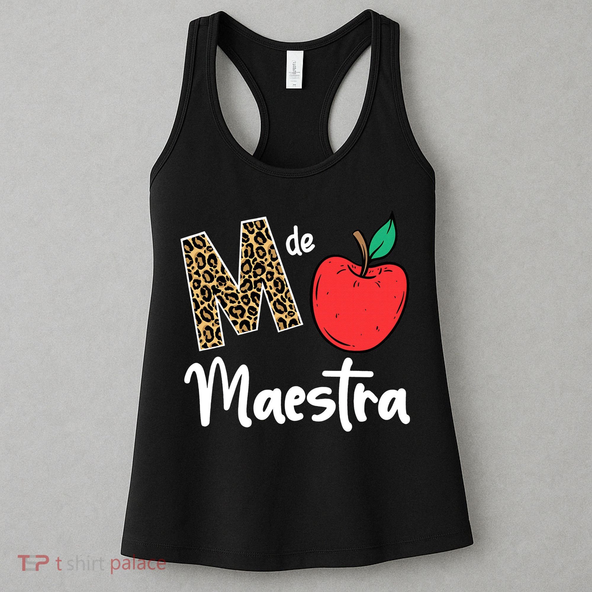M De Maestra Bilingue Spanish Latina Teacher Appreciation Women's Tank Top
