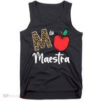 M De Maestra Bilingue Spanish Latina Teacher Appreciation Tank Top thumb 0