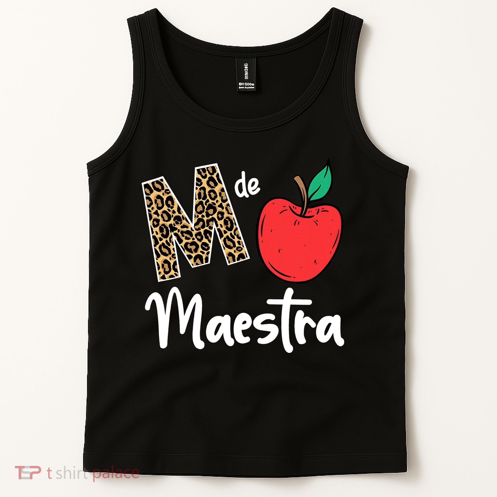M De Maestra Bilingue Spanish Latina Teacher Appreciation Tank Top