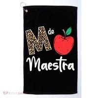M De Maestra Bilingue Spanish Latina Teacher Appreciation Golf Towel thumb 0