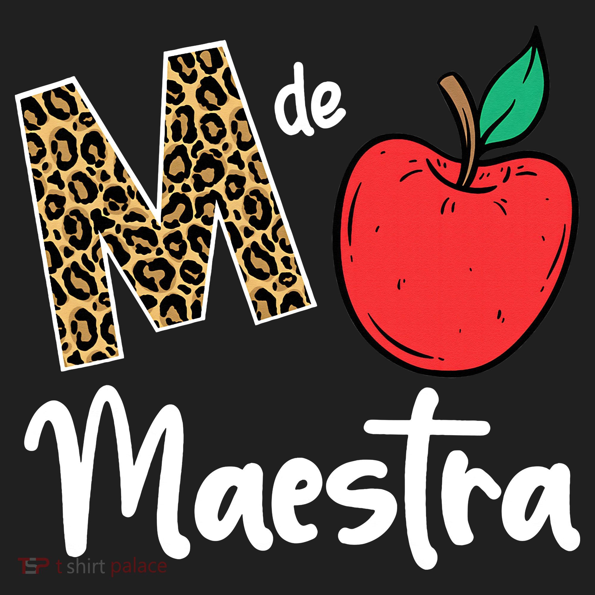 M De Maestra Bilingue Spanish Latina Teacher Appreciation Golf Towel