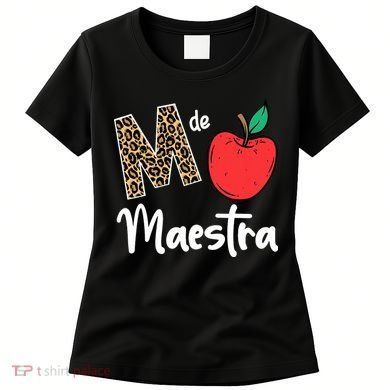 M De Maestra Bilingue Spanish Latina Teacher Appreciation Women's T-Shirt