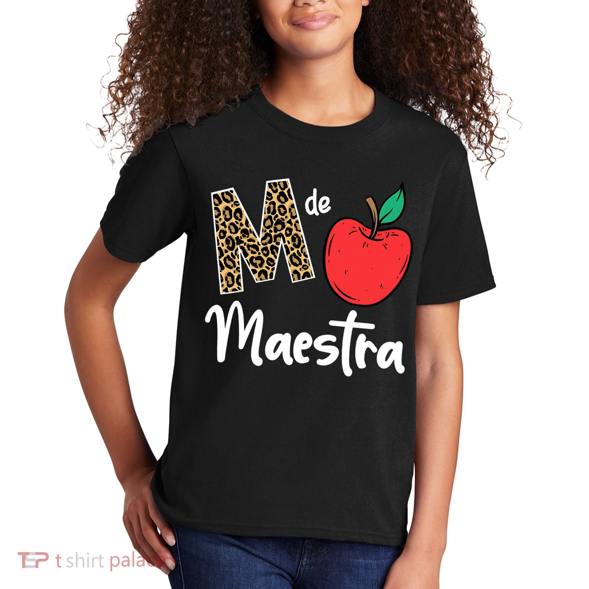 M De Maestra Bilingue Spanish Latina Teacher Appreciation Kids T-Shirt
