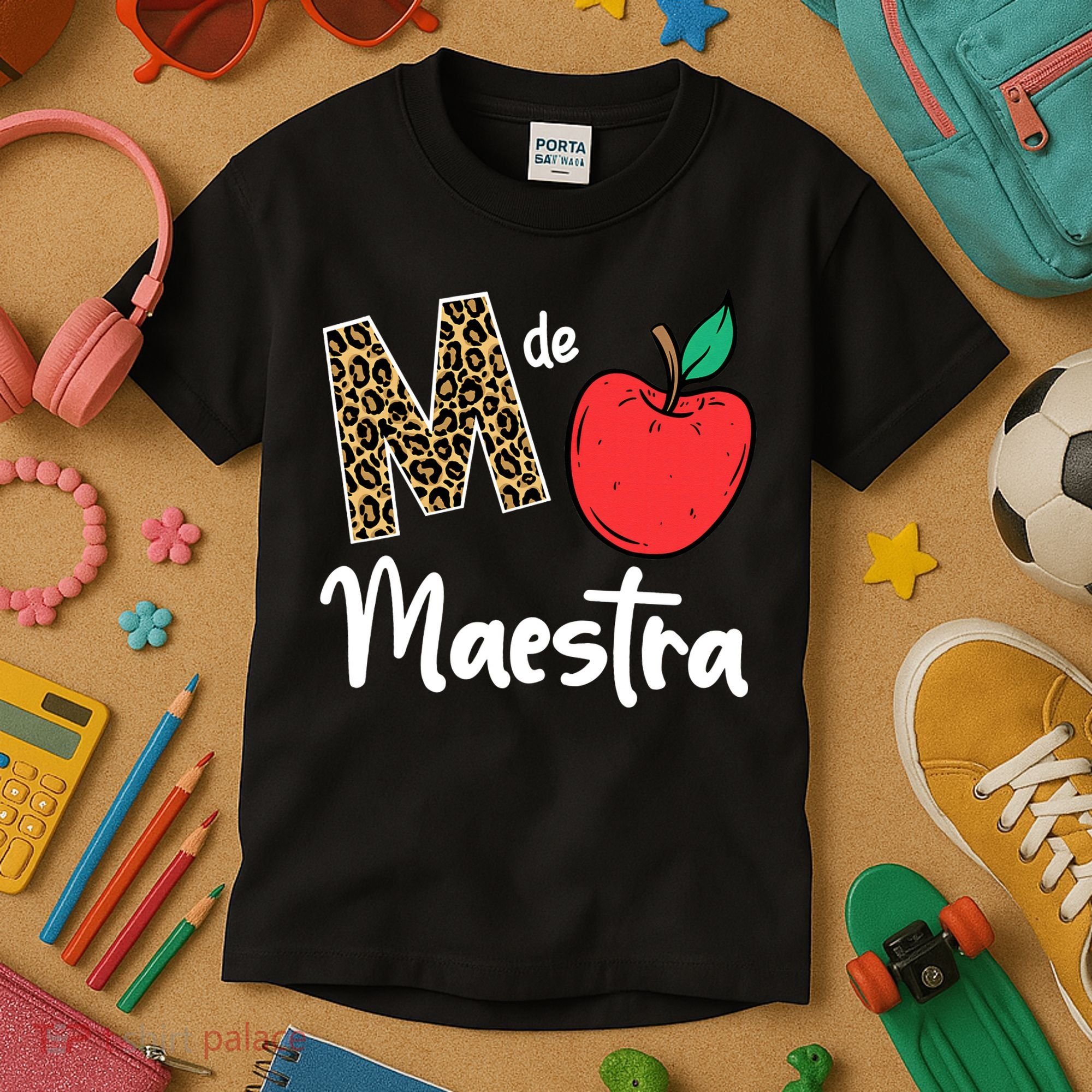 M De Maestra Bilingue Spanish Latina Teacher Appreciation Kids T-Shirt